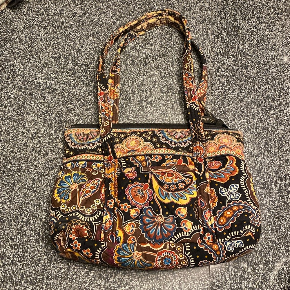 Vera Bradley shoulder bag in Kensington pattern (retired Fall 2007)